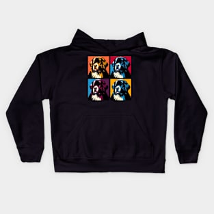 Newfoundland Dog Pop Art - Dog Lover Gifts Kids Hoodie